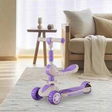 Boys And Girls Children Baby Pedal Slide Trolley Yo-Yo 3-In-1 Can Slide Can Sit With Push Push Music Light Three-Wheeled Hand Push,Back To School
