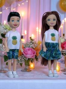 1 peça/2 peças de mini boneca de casal de 14 cm/5,5", acompanha roupas e sapatos de boneca, fantasia de festa para adultos, acessórios para boneca, presente de aniversário, Dia das Mães, presente de Natal, ótimo como lembrancinha de casamento. (Observação: o padrão de algumas roupas pode ser enviado aleatoriamente, mas o estilo é o mesmo.)