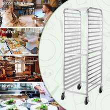Food Service Carts & Trolleys - Silver - View 6