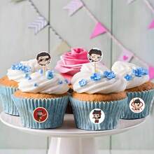 500 张 Nezha 贴纸卷乙烯基贴纸剪贴簿、日记本、笔记本电脑、保险杠、滑板、水瓶、电脑、手机、卡通动漫 - 彩色 - 查看 8