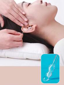 Adhesive Ear Stick, Adhesive Ear Digging Tool, Ear Digging Spoon, Cleaning Ear Digging Stick, Cleaning Swab,School,Back To School,Travel,Travel Essentials,Home Essentials,Ear Cleaner