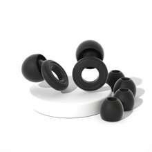 6 Sets - Reusable Silicone Earplugs For Sleeping And Swimming - 35dB Noise Reduction, With 2 Pairs Of Ear Caps, Suitable For Snoring, Studying, Concerts And Hearing Protection