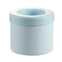 Mini molde de cubos de hielo de silicona, cubo de hielo redondo, caja de almacenamiento de hielo, herramientas creativas de bar para el hogar, fabricante de hielo para refrigerador - Mini Azul - Ver 10
