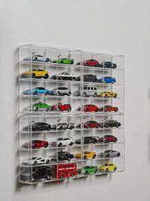 1 PEZZO, Mobile espositore in plexiglass, espositore per 8 auto , scatola di storage per auto in miniatura, scatola di storage per ufficio, usato per la decorazione della casa