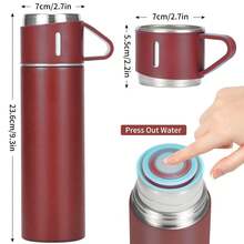 Insulated Cups & Mugs - Red - View 2
