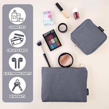 Cosmetiquera para Maquillaje de Pana - Negro*2 - Ver 5