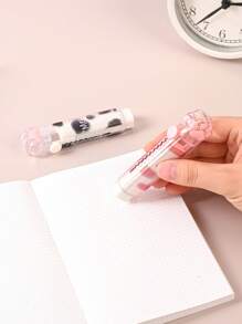 1 Pc Cat's Paw Shaped Eraser, Creative Push-Pull Design Style, Eraser That Uses Pencil To Answer Questions In Textbooks, Homework Writing Errors And Exam Answer Errors, Fashionable And Portable School Supplies, A Must-Have For Back-To-School Season. School Supplies,Back To School