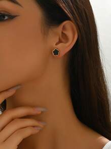 Kolczyki z kwiatkiem Walentynki,Mama,Matka,Dzień Matki,Prezent