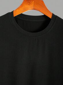 Warner Bros 2pcs Men's Casual Super Hero Cape Graphic Tee & Shorts Set, Summer