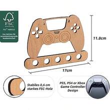 Original Birthday Money Gifts, Wooden-Game Consoles, Graduation, Shopping, Gifts, Valentine's Day, Fishing And Other Theme Wallet Gifts-Game Controller Gifts-Wooden Gifts-Gifts For Men And Women - Wood Color - View 3
