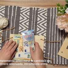 经典风格木质钱包礼品 - 创意木质钱包工艺品 - 毕业贺卡、学生礼金卡、大学生礼物、木质毕业派对贺卡 - 原木色 - 查看 8