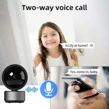 4K PT Wi-Fi Indoor Camera For Baby & Pet Monitoring, Auto Tracking, 5MP Night Vision Enhanced, Person/Pet/Baby Crying Detection, Two-Way Audio - Black - View 4