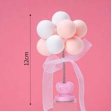 1pc Cute Swaying Balloon Car Decor, Creative Confession Balloon, Spring Dashboard Center Console Decoration, For Car Interiors And Home Decor