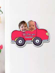 Customized Photo Refrigerator Sticker, Personalized Refrigerator Magnet, Customized Face Cartoon Sticker With Name, 3D Custom Photo Magnets, Save The Date Magnets For Kitchen Decor Souvenir, Wedding Favors - Multicolor - View 11