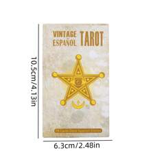Baraja de Tarot vintage de estilo español misterioso - Libera el poder de la adivinación, 78 cartas para principiantes