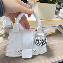 Sparkling Pink Owl Shaped Hanging Hook, Bag Hanger, Craft & Gift Item - Multicolor - View 2