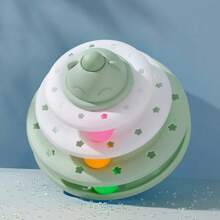 New Cat Head Cat Turntable Cat Self Hi Track Play Plate Interactive Educational Cat Toy Pet Supplies