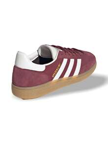 Adidas Giày thể thao nữ chuyên dụng cho bóng ném, giày casual, nhẹ, êm ái, thoáng khí, đế dày, có logo, chất liệu da, đa năng, thích hợp đi làm hàng ngày, tập gym, đi chơi, thư giãn, du lịch (Mã sản phẩm JH5439) - Bóng Đỏ - Xem 6