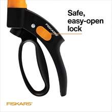 Shear Ease - Cuchillas de Acero Inoxidable de 5 Pulgadas - Tijeras de Corte de Plantas de Hoja giratoria de 360 Grados - Tijeras de jardín y Cortador de zacate, Negro - 1 - Ver 12