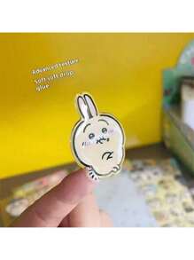 1 pieza Pegatina Hachiware Usagi Pegamento creativo estéreo Pegatina decorativa linda para computadora con pegatinas decorativas DIY, muy adecuada para festivales, fans, escuelas y regalos, juegos de niños y niñas, pegatinas de anime, pequeños regalos(estilo aleatorio)