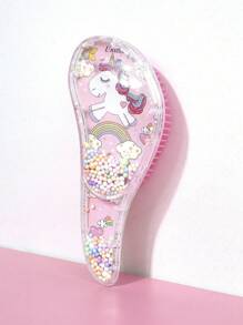 6pcs Transparent Cartoon Hair Care Comb Set, Smooth Hair Comb, Household Hairbrush, Scalp Massage Comb, Bubble Ball Plastic Comb, Hair Style Tip Tail Comb, Three-Row Brush Comb, Double-Headed Comb Style, Brush Style Brush, Eyebrow Brush, Eyebrow Brush, Makeup Tray Set, Providing The Best Personalized Gift For Your Girl, Hair Styling, Hair Stuff, Comb Hair ,Hair Accessories, Hair Styling Kit, Hair Tool Kit, Hairstyling Set