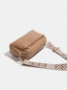 女士皮革手拿包、单肩包、手提包、斜挎包 - 卡其色 - 查看 7