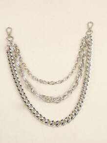 Personalized Thick Aluminum Alloy Chain Metal Pant Chain Hip Hop Decor Waist Chain Fall, Autumn, Halloween