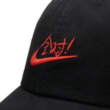 Nike 帽子男帽女帽 U NK CLUB CAP U FULL MARK 24 情侶運動帽戶外跑軟頂休閒帽 HV4420 - 黑色 - 查看 5
