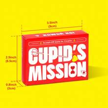 KAWAII KOI CUPID'S MISSION Couples Card Game-Hilarious Real-Life Games For Couples, 54 Scratch-Off Card Games Served Couples, Funny Gifts For Valentine's Day, Date Nights, Christmas, Anniversaries & More