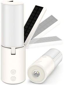 Linterna de camping, luz portátil, 8000 mAh, linterna solar recargable para emergencias, huracanes, tiendas, cortes de energía AY-ST2303 - AY-ST2303 - Ver 7