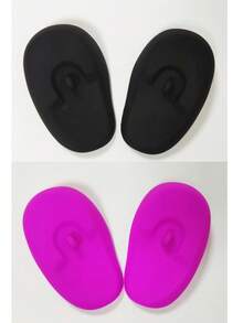 4 对装 - 沙龙级耳罩，塑料材质，适用于染发、淋浴等场合；硅胶材质，沙龙专属；染发淋浴防护罩；硅胶染发耳罩；适用于家庭、个人及商业沙龙使用；美发工具；沙龙美容用品；返校旅行必备；旅行必备；发型；美发造型；头发；旅行；护发产品；美发工具；发饰；发型师；理发用品；理发店；美发沙龙设备 - 彩色 - 查看 17