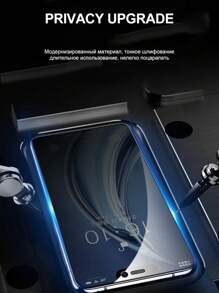2pcs Matte Anti-Spy Soft Ceramic Film Screen Protector Compatible With IPhone/Galaxy/Redmi/Honor/OPPO, No Bubbles, Easy Full Screen Application, Scratch Resistant, Fingerprint Resistant, No White Border, Ultra-Clear Front Display, Side Privacy Protection, Smooth Touch