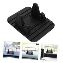 [Soporte ergonómico para teléfono para conducir] Soporte ergonómico para teléfono de silicona para el salpicadero - Soporte para coche antideslizante, ángulo de visión de 120° para conducir, sin necesidad de batería