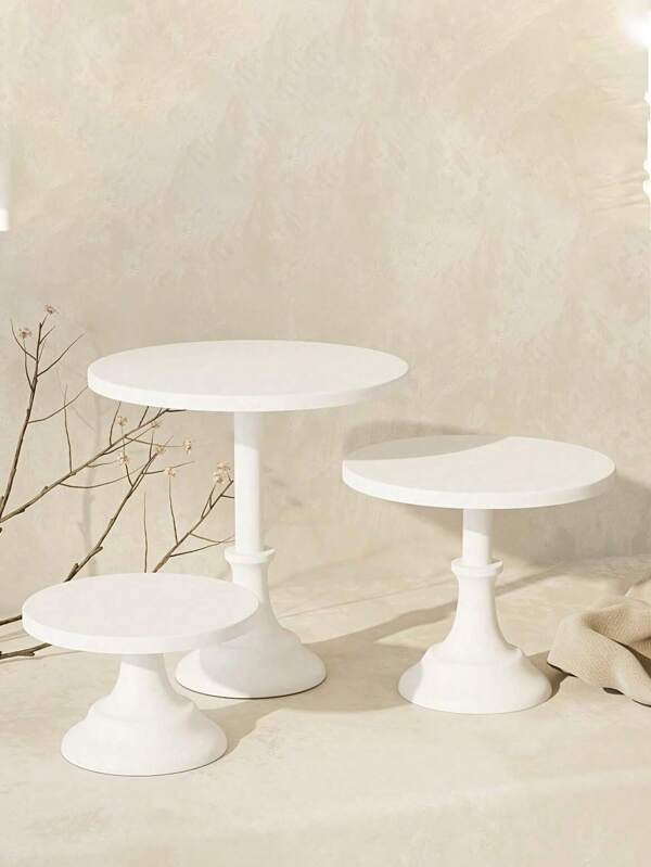 1pc-Iron Cake Stand, Cupcake Holder, Dessert Display For Wedding And Birthday Party Decorations, Cake Decorating Supplies,Dessert Table Ornament,Cake Tray,Pastry Stand,The Tall Stand Is White,Iron Dessert Table Display Stand,Set Up The Table For The Cold Buffet And Tea Break,Wedding Table Decoration