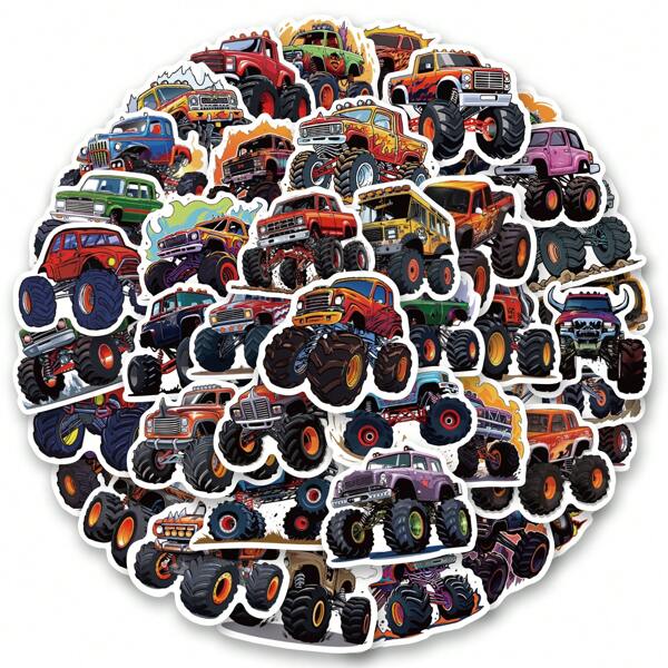 50 adesivos de carro, adesivos estéticos de vinil para scrapbooking, diário, para-choque, skate, garrafa de água, desenho animado, capacete, adesivos e decalques de carro