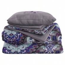 8-Piece Cathedral Reversible Adult Unisex Bed In A Bag, Queen