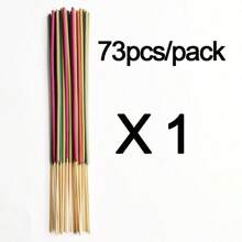 24/73/170 piezas Varitas de incienso aromáticas, multiolor para uso doméstico, aromaterapia, yoga, interior y oficina, ambientador y eliminador de olores