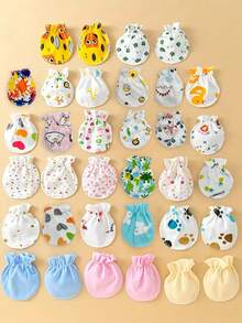 6 Pairs Kids Assorted Pattern Mittens, 20 Styles Randomly Shipped - Multicolor - View 11