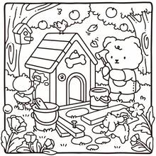 1PC [SPRING MOMENTS] CoCo Exquisite Spiral Binding Colouring Book,Mark Pen Coloring Featuring Super Cute Animal Characters, Designed To Be Simple And Easy To Use, Relaxing The Mind And Body (Comfortable Space Coloring), You Will Discover Many Interesting Hidden Stories, Back To School Gifts, Holiday Gifts - Multicolor - View 7