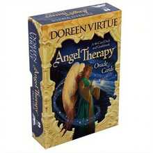 Angel Therapy Oracle Cards Tarot Cards Deck Board Game English Version Tarot For Women Family Party Funny Table, Gaming Gift