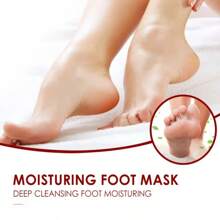 5pcs Salicylic Acid Foot Peeling Mask, Nourishes, Softens Skin, Removes Calluses And Dead Skin, Moisturizes