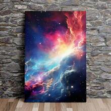 1 peça/3 peças Pôsteres de arte de parede Moldura opcional Moderna Estética Cosmos Infinito Arte em tela Pôster Espaço Céu estrelado Nebulosa Imagem de parede Pintura a óleo Estilo Impressões Decoração de casa - Multicolorido - Ver 31