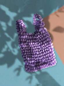 女士魔术弹力手提袋可伸缩购物手提包大容量可重复使用购物袋多色可折叠购物袋旅行必需品菠萝袋皱纹泡泡袋适用于旅行露营户外海滩暑假返校