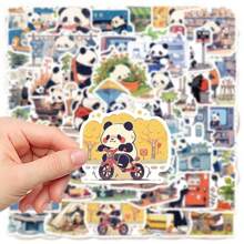 50 Pandas Tages-Aufkleber, Laptophüllen, Handyhüllen, Dekorative DIY-Aufkleber Schulmaterial, Schulanfang