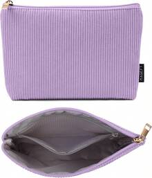 Cosmetiquera para Maquillaje de Pana - Morado - Ver 7