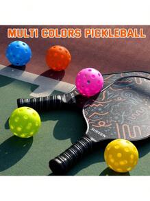 12pcs Pickleball Net Bag Packed USAPA Approved Outdoor Pickleball 40-Hole 74mm High Elastic Molded Pickleballs