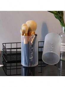 A Versatile Adjustable Desktop Brush With A Simple Dust-Proof Brush, Covered Makeup Brush, Pen Comb Storage, Telescopic Bucket, Portable With Cover