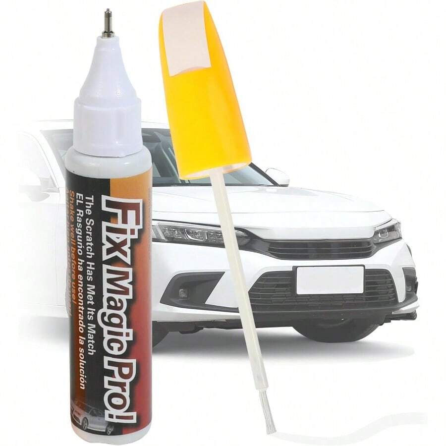 Touch Up Paint PenCar Scratch Remover For Deep Scratches TwoInOne Car Paint Scratch Repair Pen Car Accessories Car Paint Pen Car Touch Up Paint Car Scratch Remover For Deep Scratches White - 白色 - 查看 1