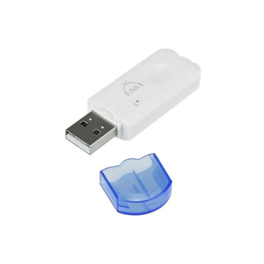 Dispositivo de comunicación inalámbrica, receptor Bluetooth, transmisor rápido, portátil, USB, tecnología de streaming, conectividad, duradero, WC085 - Blanco - Ver 1