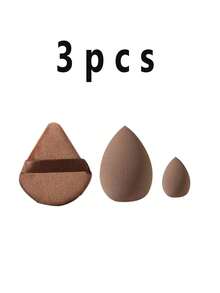 6 pezzi Set di spugne per il trucco, kit di strumenti per il trucco facciale incluse spugne per trucco, adatto per prodotti liquidi, in crema e in polvere - Multicolore - Visualizzare 10